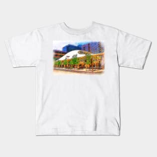 Denver Transit Center Architecture Kids T-Shirt